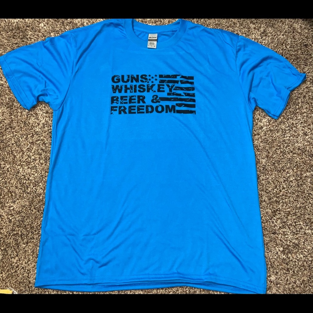 Guns Whiskey Beer Freedom Shirt